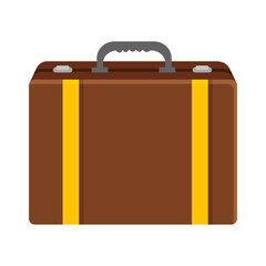 suitcase travel isolated icon