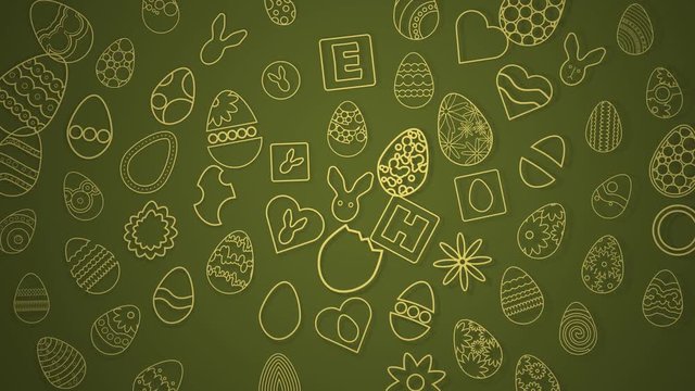background on Easter holiday theme dynamic