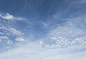 Blue sky with cloud