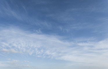 Blue sky with cloud