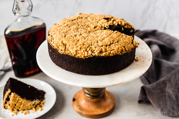 Shoofly cake with brown sugar crumble