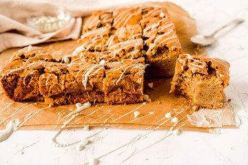 White Chocolate brownie bites