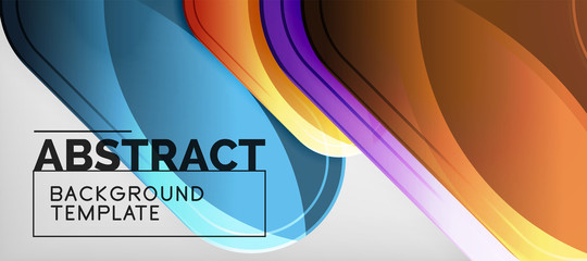 Shiny glossy arrows background, clean modern geometric design, futuristic composition