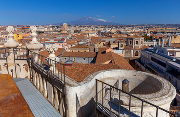 Fototapeta premium Catania Church of St. Agatha.
