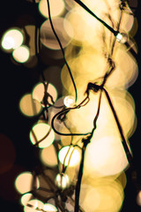 Christmas Light Bokeh Lens Flare Orange/Yellow/Red
