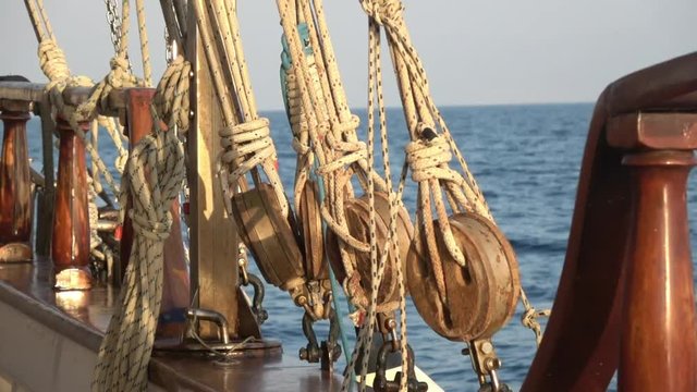 Sailing the Agean sea in Greece
