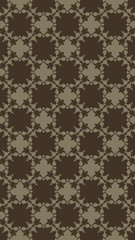 Fototapeta premium Ornate geometric pattern and two-tone abstract background