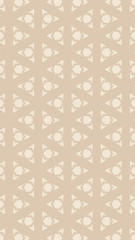 Ornate geometric pattern and two-tone abstract background