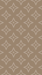 Ornate geometric pattern and two-tone abstract background