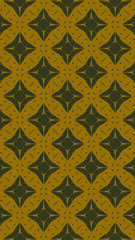 Ornate geometric pattern and two-tone abstract background