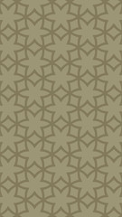 Ornate geometric pattern and two-tone abstract background