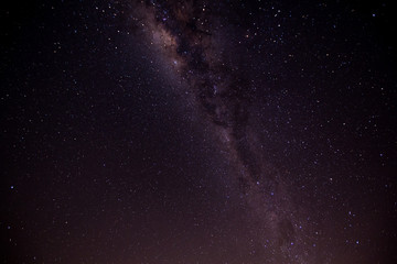 Starry night skies showing the Milky Way galaxy