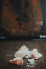 Pink rock salt