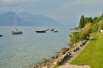Sight of Lake Garda, Italy