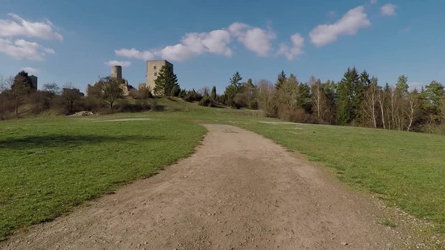 Die Ruine Brandenburg bei Eisenach