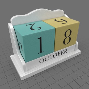 Calendar blocks