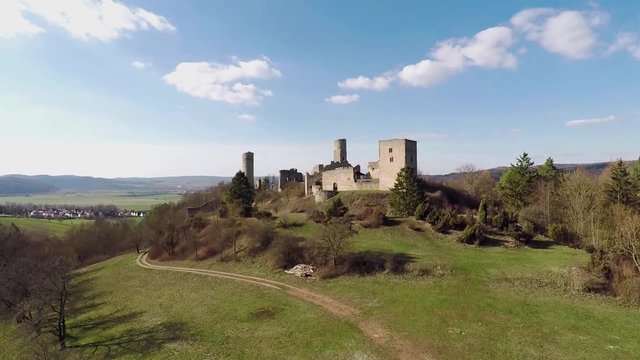 Die Ruine Brandenburg bei Eisenach