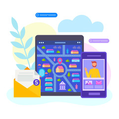 Determination Geo Position Location via Navigation.