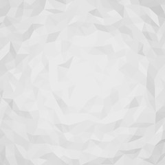 Abstract background with white 3d triangles shapes