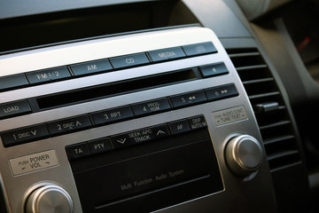 Obraz premium Car stereo unit