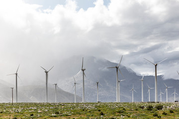 wind generators produce electricity in america