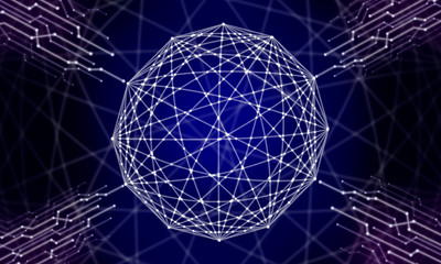 abstract digital network