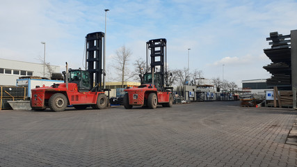 forklift handling box