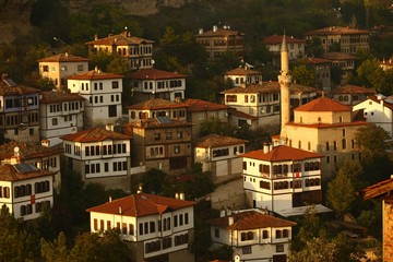 Naklejka premium Traditional ottoman houses in Safranbolu, Turkey
