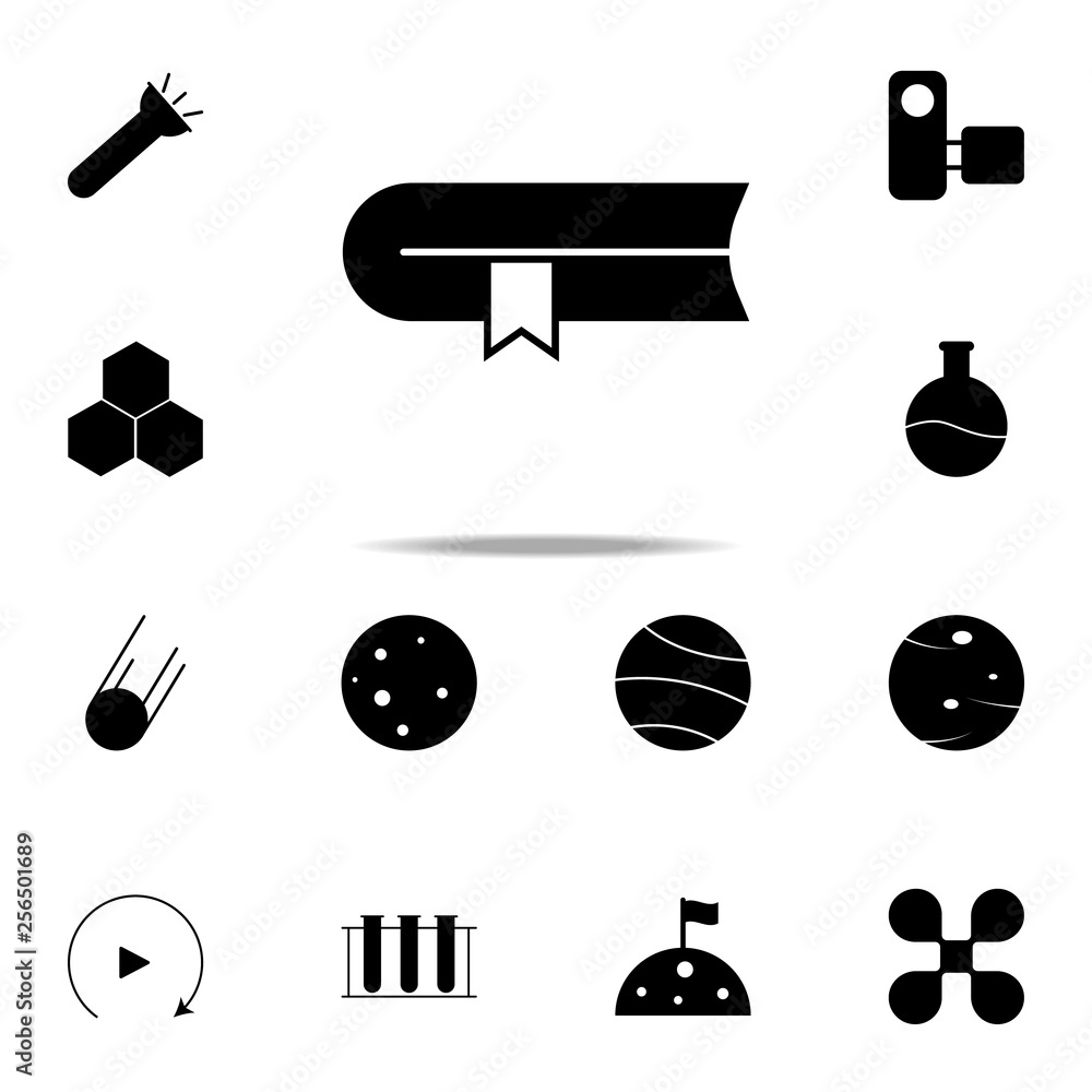 Poster book with a bookmark icon. web icons universal set for web and mobile