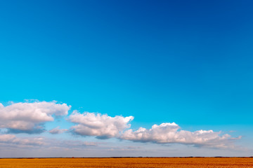 Beautiful plain landscape minimal composition