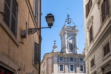 Fototapeta na wymiar piazza dell'orologio, roma