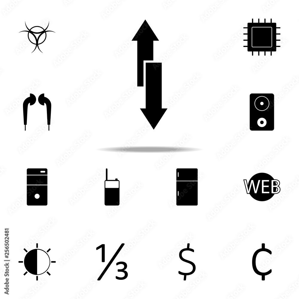 Poster arrows of different directions icon. web icons universal set for web and mobile