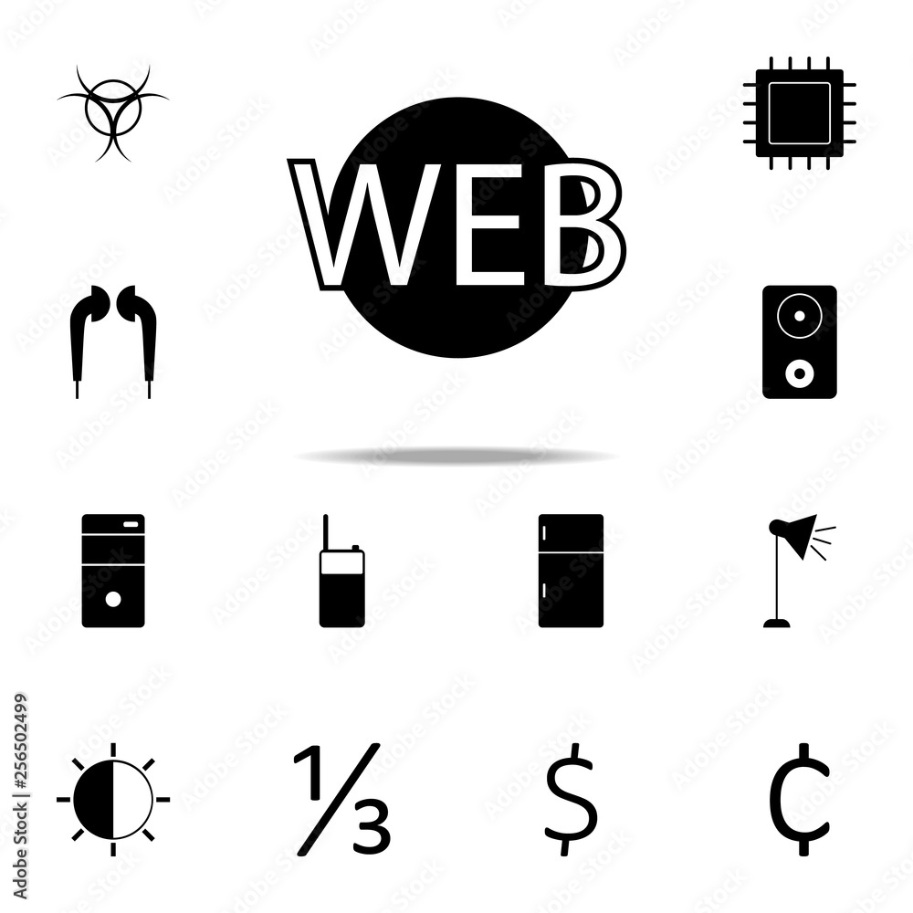 Poster the internet icon. web icons universal set for web and mobile