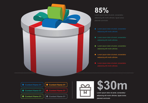 Gift Box Infographic