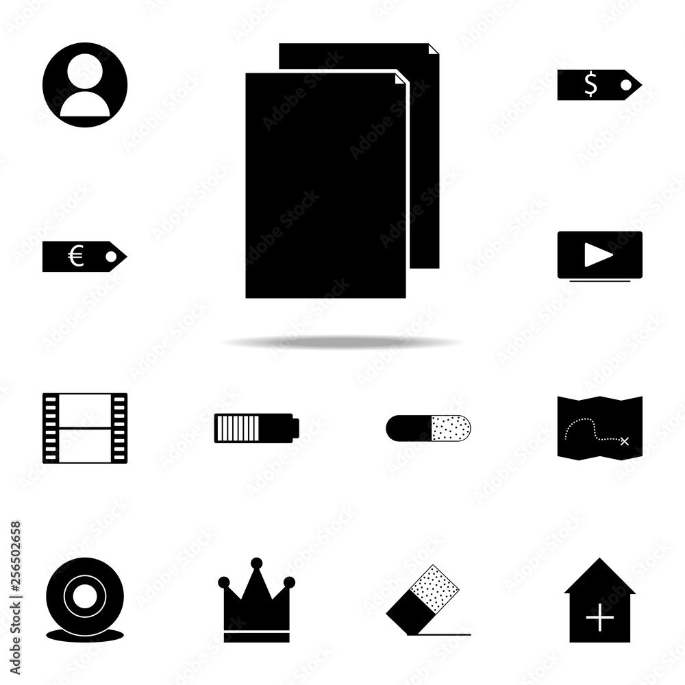 Poster sheets icon. web icons universal set for web and mobile