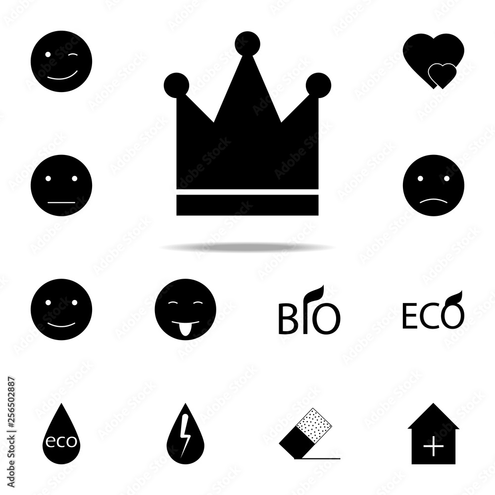 Poster crown icon. web icons universal set for web and mobile