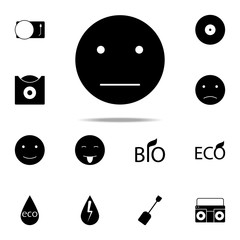sad smiley icon. web icons universal set for web and mobile