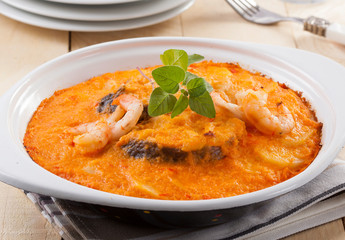 Hake dish