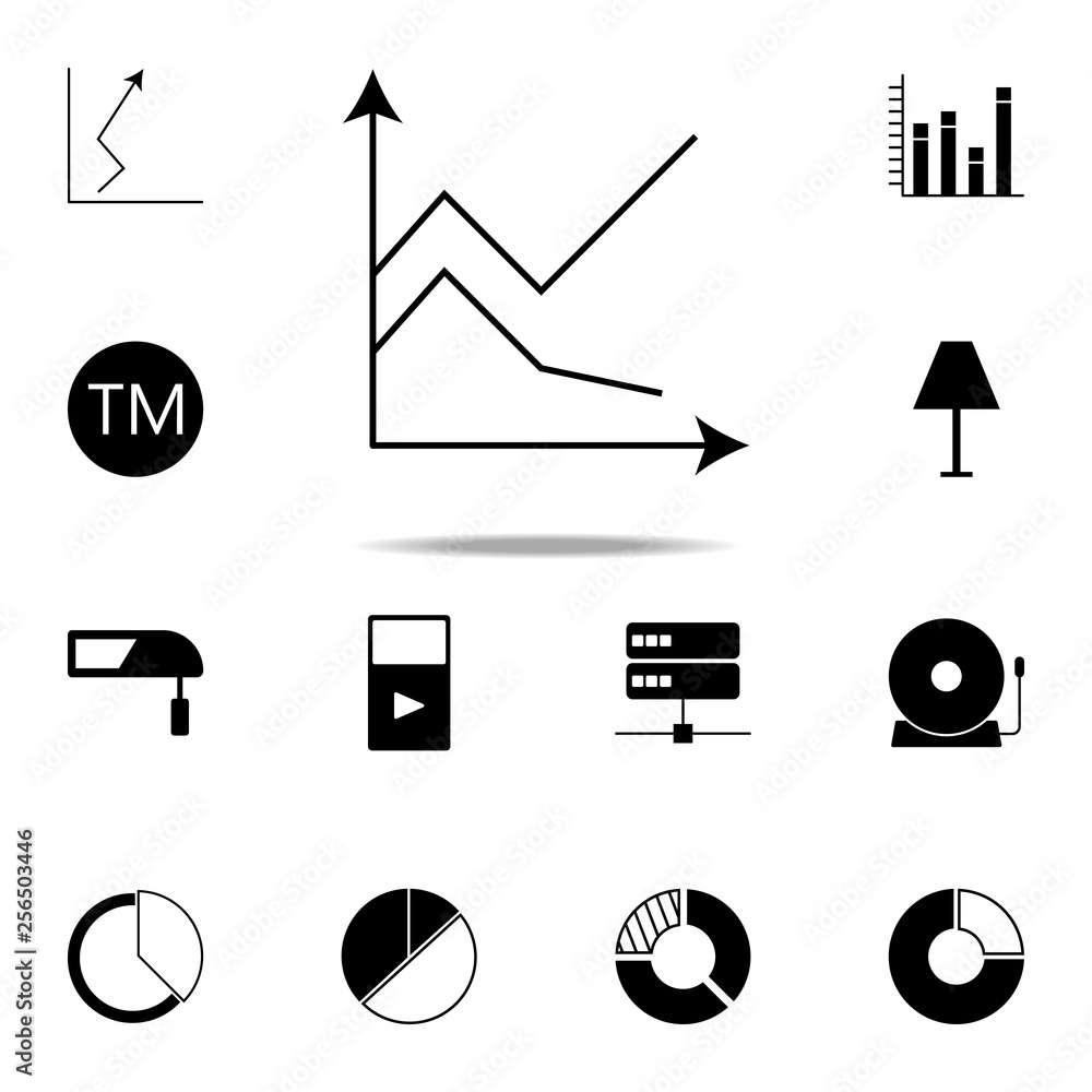 Aufkleber financial schedule icon. web icons universal set for web and mobile