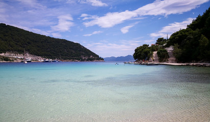A peaceful beach in croatia