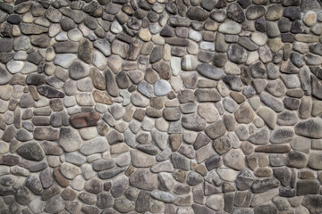 pattern gray color of modern style design decorative uneven cracked real stone wall surface with cement