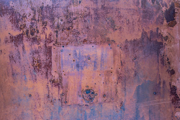 texture of red rusty metal