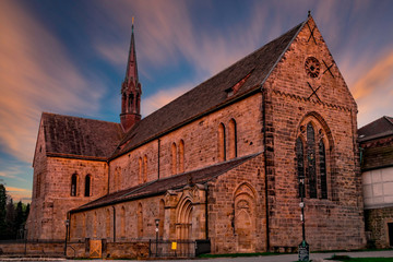 Kirche des Kloster Loccum in der Abendsonne