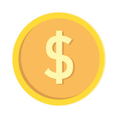 coin money isolated icon
