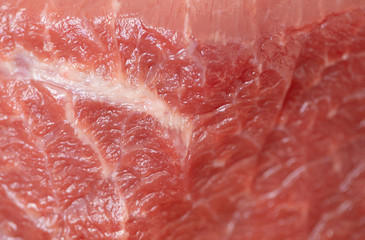 Fototapeta premium Beef raw red meat closeup texture background