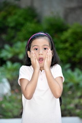 A Shocked Female Tween