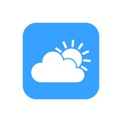 Modern Icon Weather Button Applications