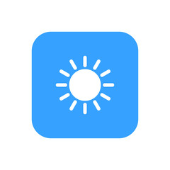 Modern Icon Weather Button Applications