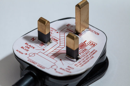 UK plug connection diagram