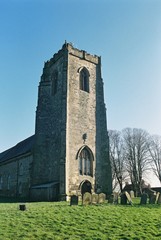 Fototapeta na wymiar All Saints Church, Kilham, East Riding of Yorkshire.